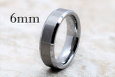 Tungsten Ring, Men's Tungsten Wedding Band, Men's Tungsten Ring, Tungsten Band, Tungsten, Men's Tungsten, Personalized Engraving, Men's Ring